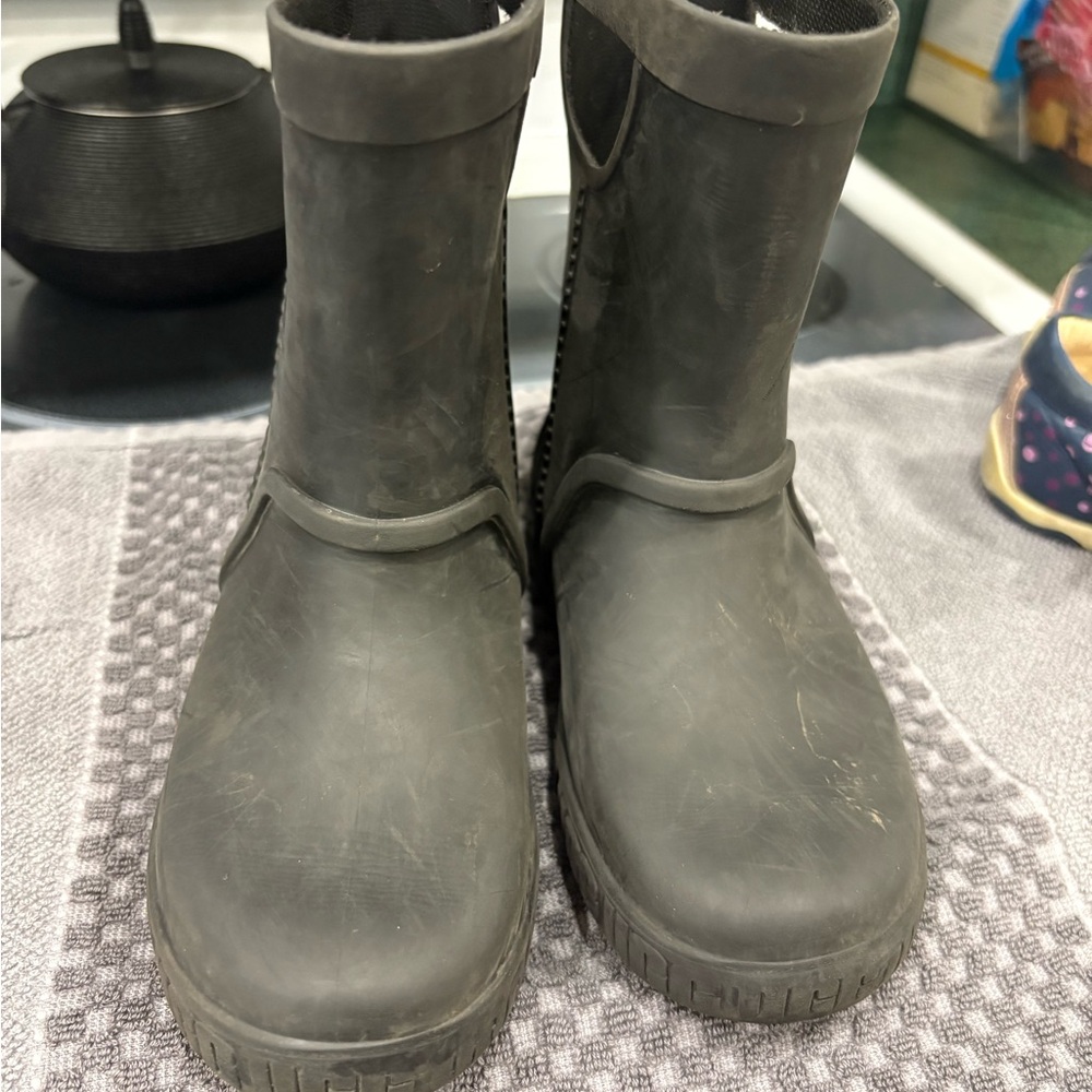 Black Rubber Boots uggs
